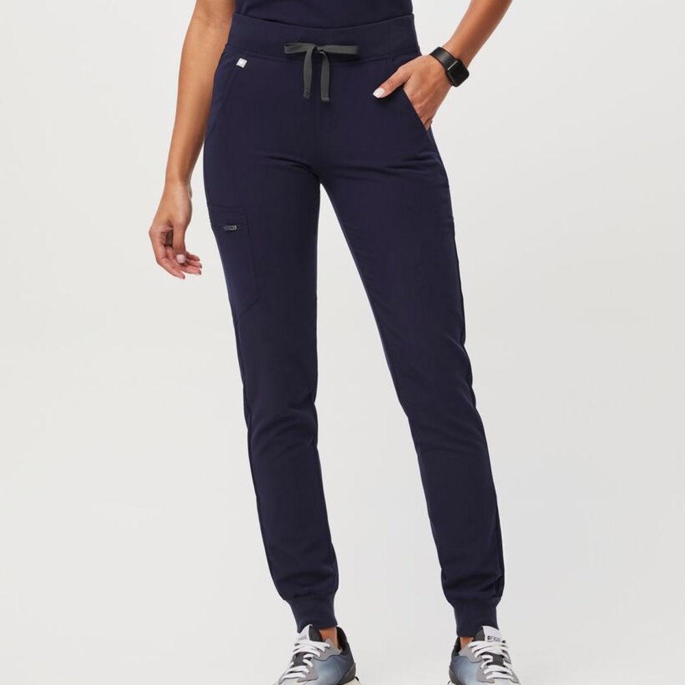 FIGS Zamora jogger scrub pants navy